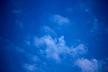 Blue Sky Cloud Fine Weather Environment