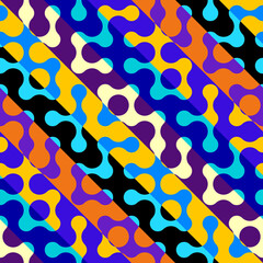 Geometric abstract pattern. Intersection style