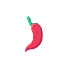 Chili pepper flat icon