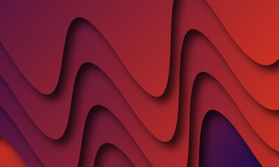 Abstract paper cut background design . 