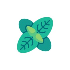 Oregano leaf flat icon