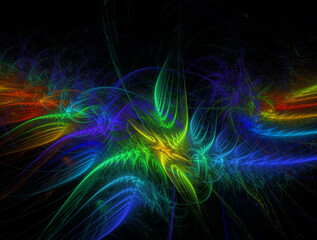 Imaginatory fractal abstract background Image
