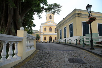 マカオMacauの風景（タイパ島のカルモ教会）
