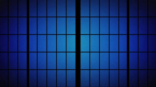 障子 灯り BG28_CYAN