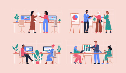 People discussing idea