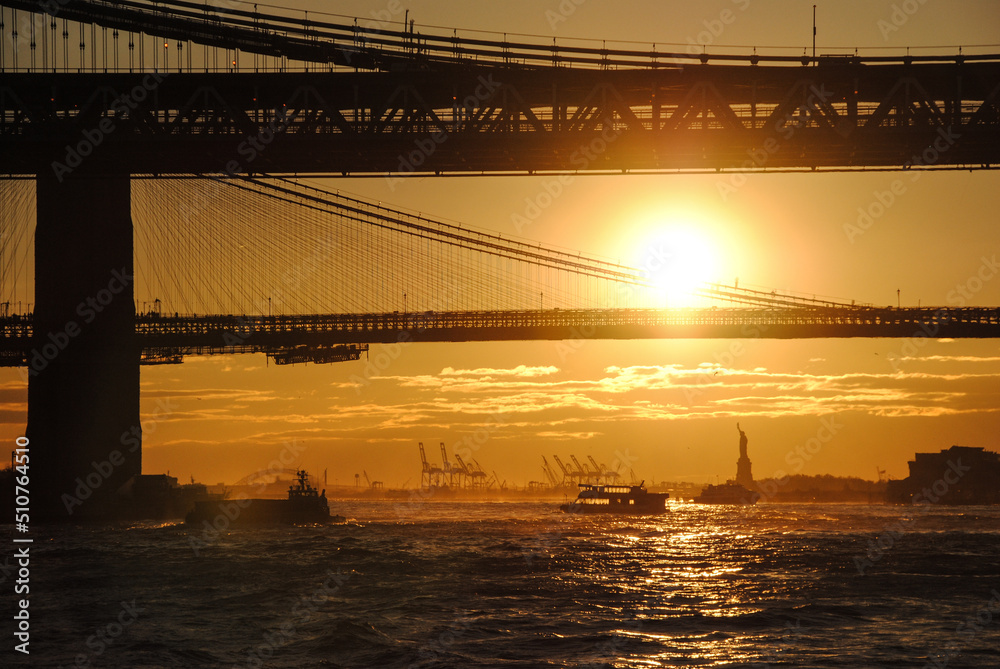 Poster Etats Unis USA US Amerique New York Pont Bridge Washington