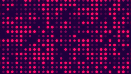Beautiful red pink glowing circle dot abstract background