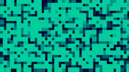 Green pixel abstract pattern background
