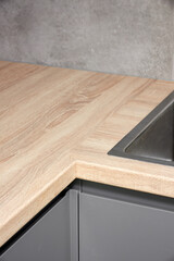 Photos of wooden furniture in a country house