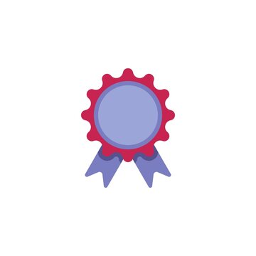 Warranty certificate flat icon