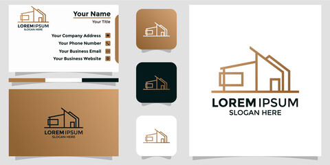 building design logo and branding card