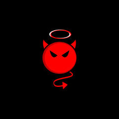 Devil icon illustration