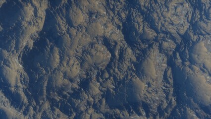 Stone textures. Dark orange banner. Abstract rock background. Macro detail of the rock.