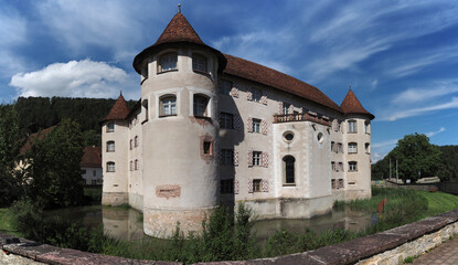 Fototapeta na wymiar Wasserschloss in Glatt, Baden-Württemberg