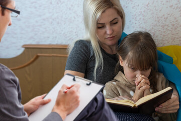 Fototapeta premium psychologist for children from Ukraine