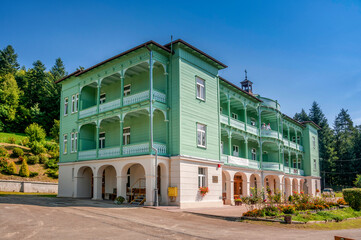 Monastery of the Sisters of the Holy Family of Nazareth. Komańcza, Subcarpathian Voivodeship,...