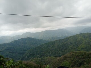 cable car on mountain