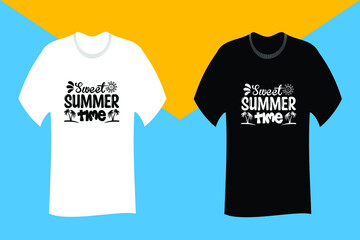 Sweet Summer Time SVG Cut File T Shirt Design
