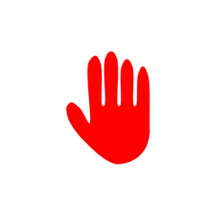 Fototapeta premium Hand drawn hand icon