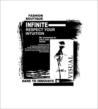 illustration of a black and white background