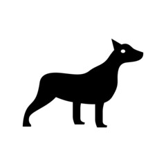 Fototapeta premium dog icon or logo isolated sign symbol vector illustration - high quality black style vector icons 