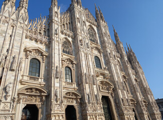 Cathedral church in Milan