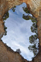 Sea caves in Vieste