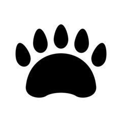 paw icon or logo isolated sign symbol vector illustration - high quality black style vector icons
