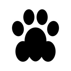 Fototapeta na wymiar paw icon or logo isolated sign symbol vector illustration - high quality black style vector icons 