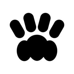 paw icon or logo isolated sign symbol vector illustration - high quality black style vector icons
