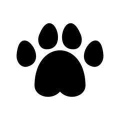 paw icon or logo isolated sign symbol vector illustration - high quality black style vector icons
