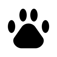 paw icon or logo isolated sign symbol vector illustration - high quality black style vector icons
