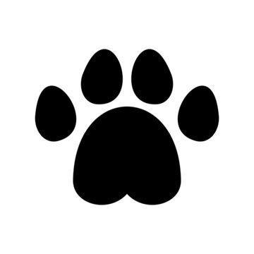 paw icon or logo isolated sign symbol vector illustration - high quality black style vector icons
