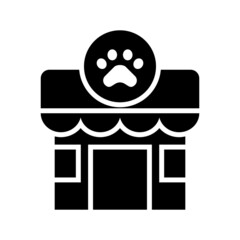 pet shop icon or logo isolated sign symbol vector illustration - high quality black style vector icons
