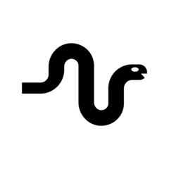 snake icon or logo isolated sign symbol vector illustration - high quality black style vector icons
