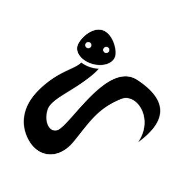snake icon or logo isolated sign symbol vector illustration - high quality black style vector icons
