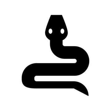 snake icon or logo isolated sign symbol vector illustration - high quality black style vector icons
