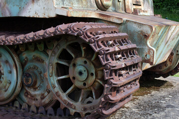 Fototapeta na wymiar The German WW2 Tiger Tank