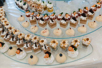 cake in the restaurant