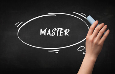 Hand drawing education concept concept