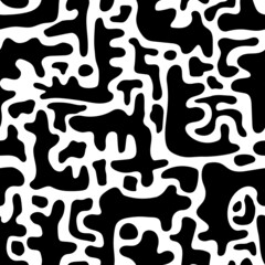 Vector seamless abstract pattern. Ethnic design for textile, wallpaper, wrapping paper.