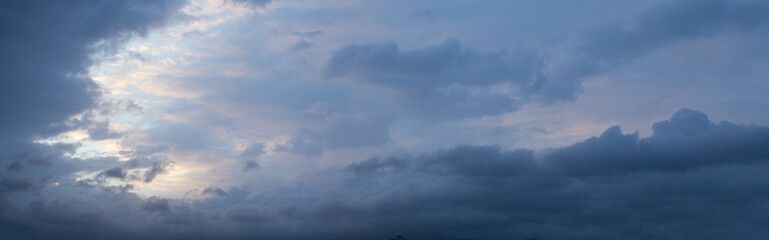 Fototapeta na wymiar Beautiful night sky background with clouds