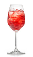 fresh sparkling summer cocktail