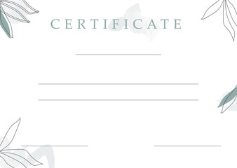 Fototapeta na wymiar Certificate
