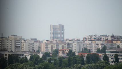 Bucharest, view of Intercontinental hotel