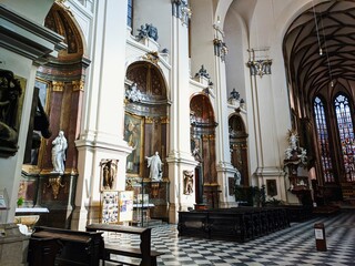 Fototapeta na wymiar interior of church