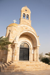 Fototapeta na wymiar Christ's Baptism place in Jordan