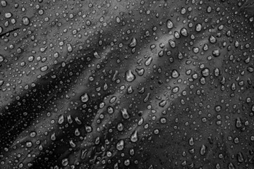 Water drops on the fabric