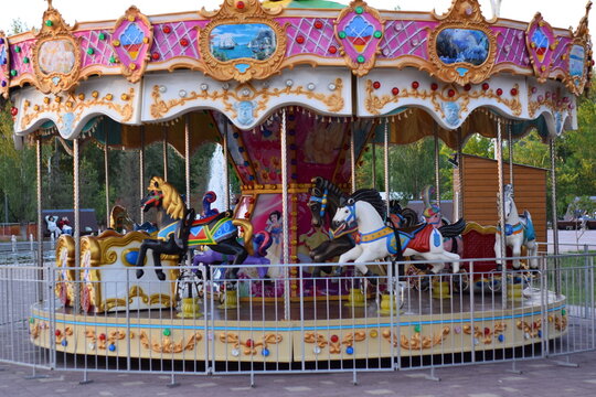 hors in the park