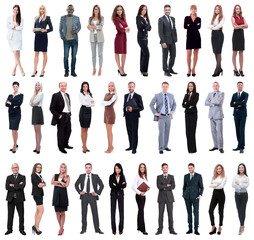 Obraz premium Colection of full length people